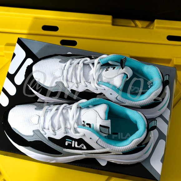 FILA‎ Ladies'  Shoes Green ( White/Black/Mint) - Picture 8 of 8